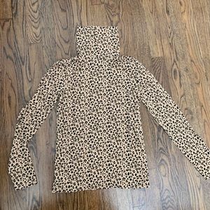 Cheetah Jcrew Turtleneck